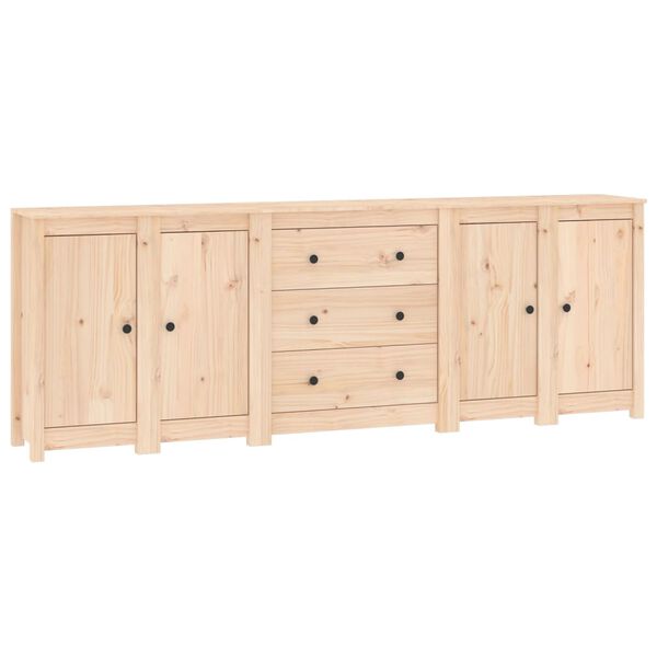 vidaXL Συρταριέρα 230x35x80 εκ. από Μασίφ Ξύλο Πεύκου