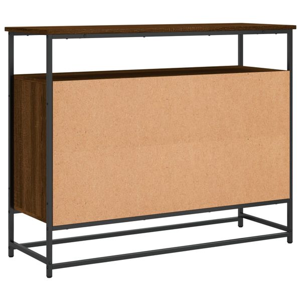 vidaXL Συρταριέρα Καφέ Δρυς 100x35x80 εκ. από Επεξεργασμένο Ξύλο