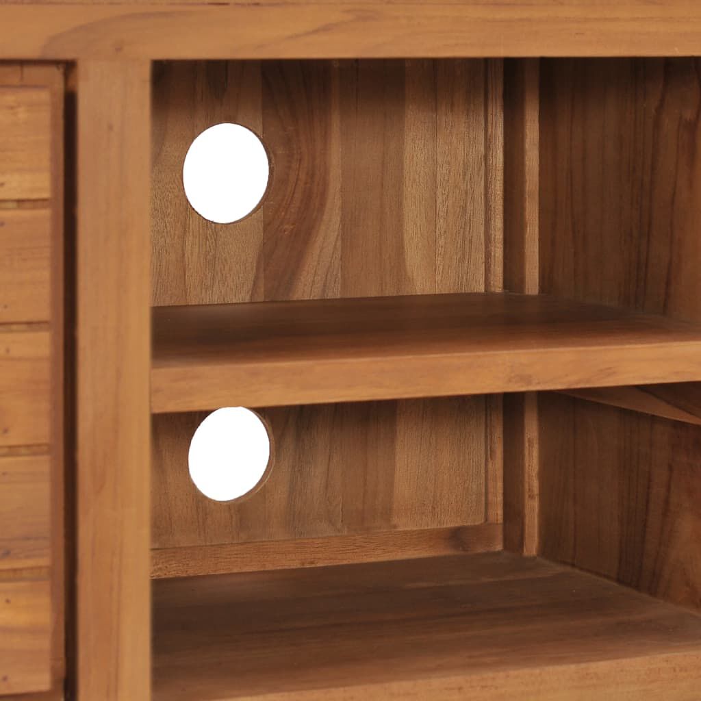 vidaXL Έπιπλο Τηλεόρασης 110 x 30 x 40 εκ. από Μασίφ Ξύλο Teak