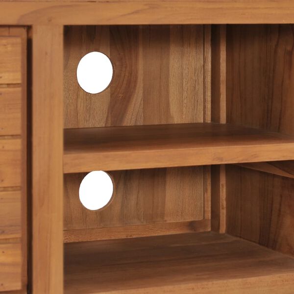 vidaXL Έπιπλο Τηλεόρασης 110 x 30 x 40 εκ. από Μασίφ Ξύλο Teak