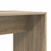 vidaXL Γραφείο Sonoma Δρυς 138.5 x 55 x 143 εκ Επεξεργασμένο ξύλο