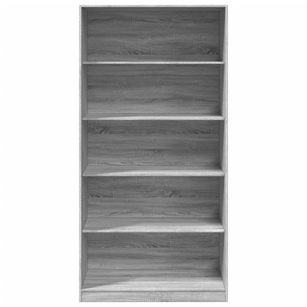 vidaXL Ντουλάπα Γκρι Sonoma 100 x 50 x 200 εκ. από Επεξεργασμένο Ξύλο