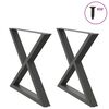 vidaXL &Pi;ό&delta;&iota;&alpha; &Tau;&rho;&alpha;&pi;&epsilon;&zeta;&alpha;&rho;ί&alpha;&sigmaf; 2 &tau;&epsilon;&mu;. &Alpha;&nu;&theta;&rho;&alpha;&kappa;ί 90x(72-73,3) &epsilon;&kappa;. &Alpha;&tau;&sigma;ά&lambda;&iota;