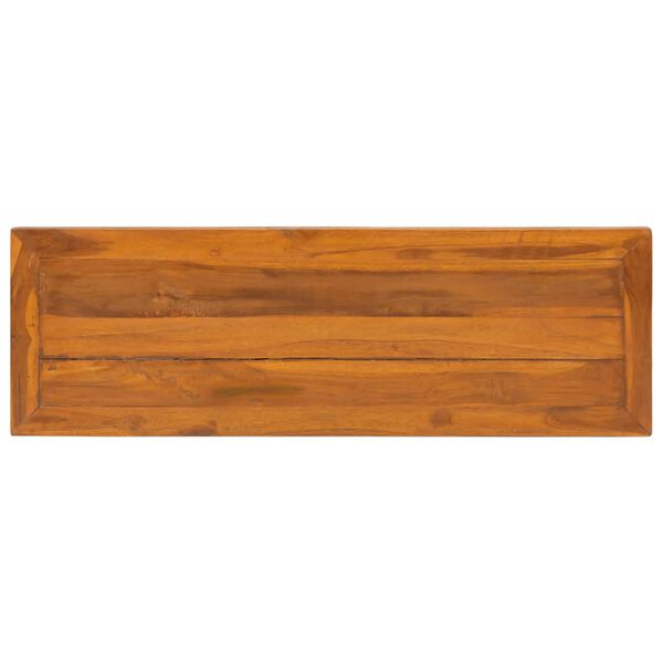 vidaXL Έπιπλο Τηλεόρασης 110x35x40 εκ. από Μασίφ Ξύλο Teak