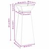 vidaXL Γλάστρα Πυλώνας 2 pcs Ελιά 40 x 40 x 100 cm