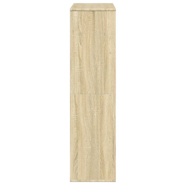 vidaXL Βιβλιοθήκη/Διαχωριστικό Χώρου Δρυς 100x33x125,5 εκ. Επεξ. Ξύλο