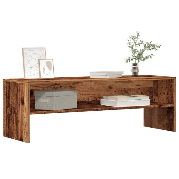 vidaXL Έπιπλο Τηλεόρασης Όψη Παλαιού Ξύλου 120x40x40 εκ. Επεξ. Ξύλο