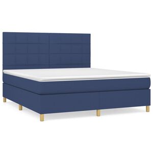 vidaXL &Kappa;&rho;&epsilon;&beta;ά&tau;&iota; Boxspring &mu;&epsilon; &Sigma;&tau;&rho;ώ&mu;&alpha; &Mu;&pi;&lambda;&epsilon; 180x200 &epsilon;&kappa;. &Upsilon;&phi;&alpha;&sigma;&mu;ά&tau;&iota;&nu;&omicron;