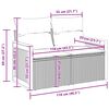 vidaXL Σετ Καναπέ Κήπου 10 pcs Μαύρο και Καφέ 80 x 80 x 71 cm