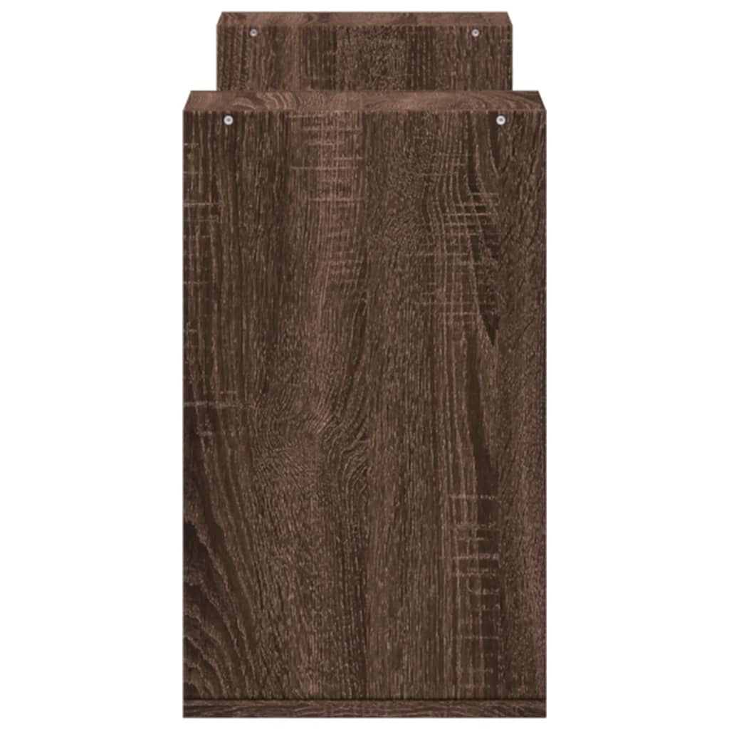 vidaXL Έπιπλα Τηλεόρασης 2 τεμ. Καφέ Δρυς 75x30x50 εκ. Επεξ. Ξύλο