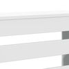 vidaXL Κάλυμμα Καλοριφέρ Λευκό 78x20x82 εκ. από Επεξεργασμένο Ξύλο