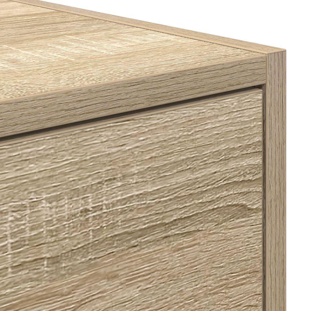 vidaXL Κομοδίνο ΤV Σομιέ Καρυδιά 100x31x25,5 εκ. Επεξεργασμένου Ξύλου