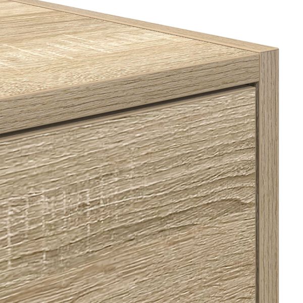 vidaXL Κομοδίνο ΤV Σομιέ Καρυδιά 100x31x25,5 εκ. Επεξεργασμένου Ξύλου
