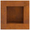 vidaXL Φωτιά Καφέ 60 x 60 x 30 cm Ατσάλι σκληρυθέν στον αέρα