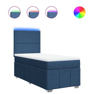 vidaXL &Kappa;&rho;&epsilon;&beta;ά&tau;&iota; Boxspring &mu;&epsilon; &Sigma;&tau;&rho;ώ&mu;&alpha; &Mu;&pi;&lambda;&epsilon; 90x200 &epsilon;&kappa;.&Upsilon;&phi;&alpha;&sigma;&mu;ά&tau;&iota;&nu;&omicron;