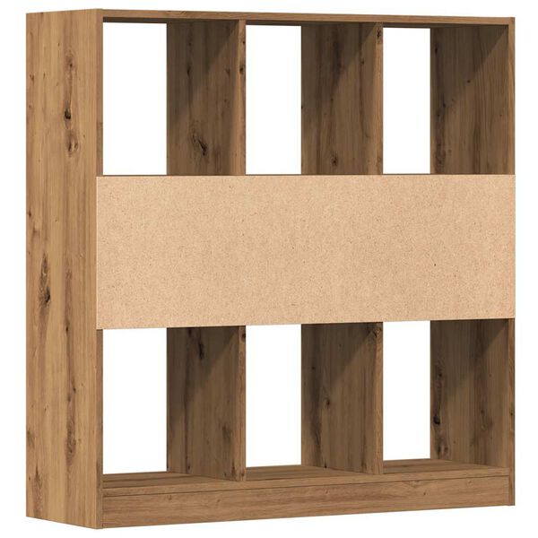 vidaXL Ντουλάπι βιβλίων Artisan Oak 97,5x29,5x100 cm Ξύλο μηχανής