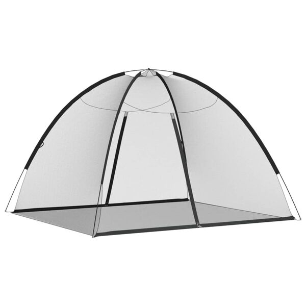 vidaXL Κουνουπιέρα Mongolia με Πόρτες 200Δίχτυ Μαύρη 200x180x135 εκ.
