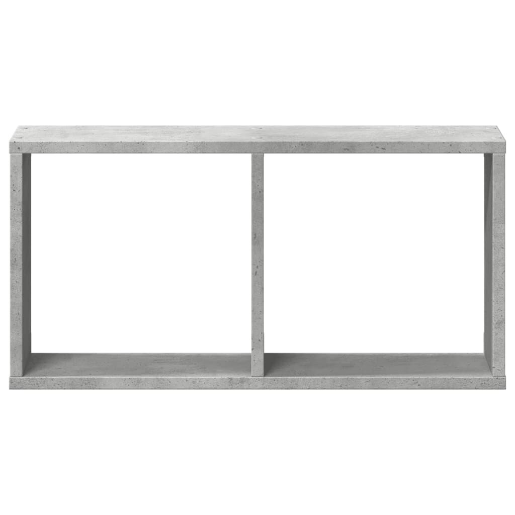 vidaXL Ντουλάπι Τοίχου Γκρι Σκυρ. 60x16x30 εκ. από Επεξεργασμένο Ξύλο