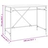 vidaXL Γραφείο Γκρι Sonoma 100 x 50 x 75 εκ. από Επεξεργασμένο Ξύλο