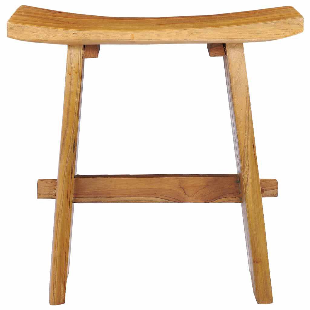 vidaXL Σκαμπό από Μασίφ Ξύλο Teak