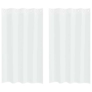 vidaXL &Kappa;&omicron;&upsilon;&rho;&tau;ί&nu;&alpha; &beta;&upsilon;&sigma;&sigma;&iota;&nu;ί 2 pcs &Lambda;&epsilon;&upsilon;&kappa;ό 175 x 140 &epsilon;&kappa;. &Pi;&omicron;&lambda;&upsilon;&epsilon;&sigma;&tau;έ&rho;&alpha;&sigmaf;
