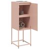 vidaXL Ντουλάπι Ροζ 36x39x107 εκ. από Ατσάλι