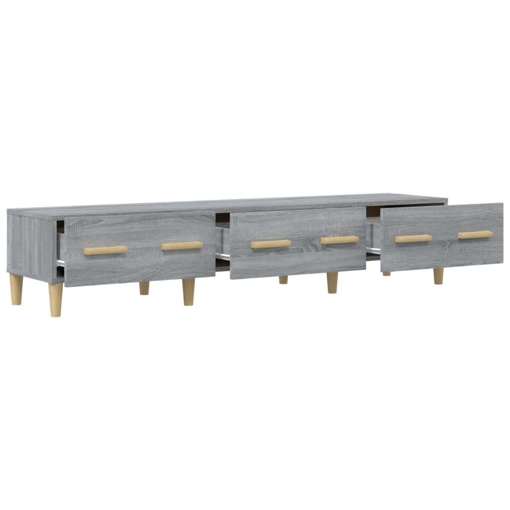 vidaXL Έπιπλο Τηλεόρασης Γκρι Sonoma 150x34,5x30εκ. Επεξεργασμένο Ξύλο