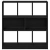 vidaXL Ντουλάπι βιβλίων Μαύρη βελανιδιά 97,5x29,5x100 cm