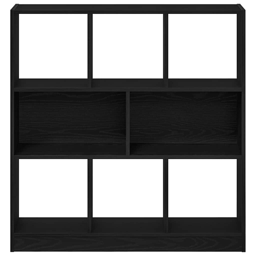 vidaXL Ντουλάπι βιβλίων Μαύρη βελανιδιά 97,5x29,5x100 cm