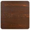 vidaXL Τραπέζι Bistro Σκούρο Καφέ 60 x 60 εκ. από MDF