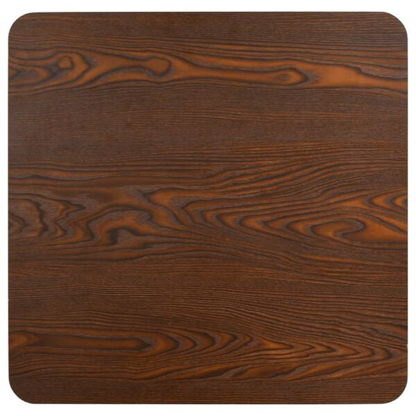 vidaXL Τραπέζι Bistro Σκούρο Καφέ 60 x 60 εκ. από MDF
