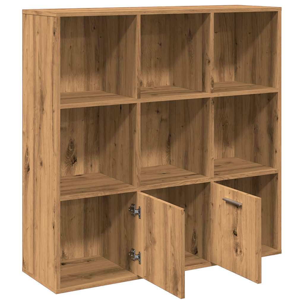 vidaXL Βιβλιοθήκη Artisan Δρυς 98x29x97,5 εκ. Επεξεργασμένο Ξύλο