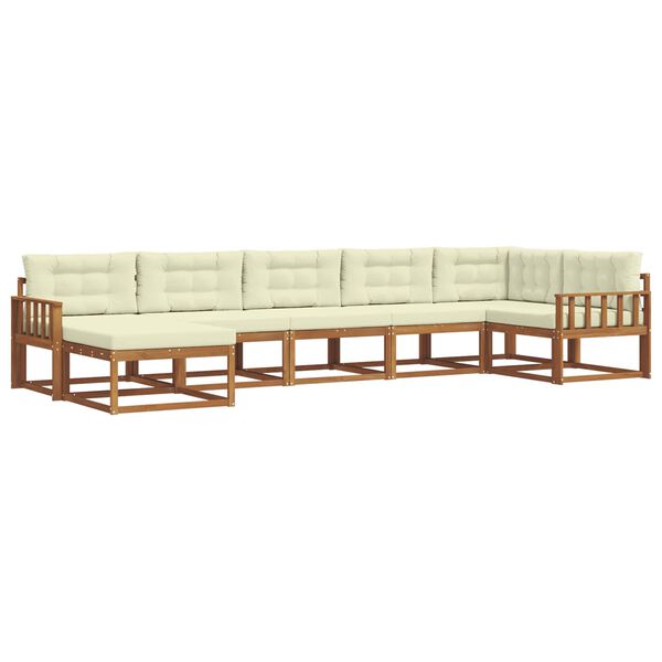 vidaXL &Sigma;&epsilon;&iota;&rho;ά &Kappa;&alpha;&nu;&alpha;&pi;έ &Epsilon;&xi;&omega;&tau;&epsilon;&rho;&iota;&kappa;&omicron;ύ &mu;&epsilon; &mu;&alpha;&xi;&iota;&lambda;ά&rho;&iota; 7 pcs &Phi;&upsilon;&sigma;&iota;&kappa;ό &kappa;&alpha;&iota; &Kappa;&rho;έ&mu;&alpha;