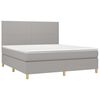 vidaXL &Kappa;&rho;&epsilon;&beta;ά&tau;&iota; Boxspring &mu;&epsilon; &Sigma;&tau;&rho;ώ&mu;&alpha; & LED &Alpha;&nu;.&Gamma;&kappa;&rho;&iota; 180x200&epsilon;&kappa;. &Upsilon;&phi;&alpha;&sigma;&mu;ά&tau;&iota;&nu;&omicron;