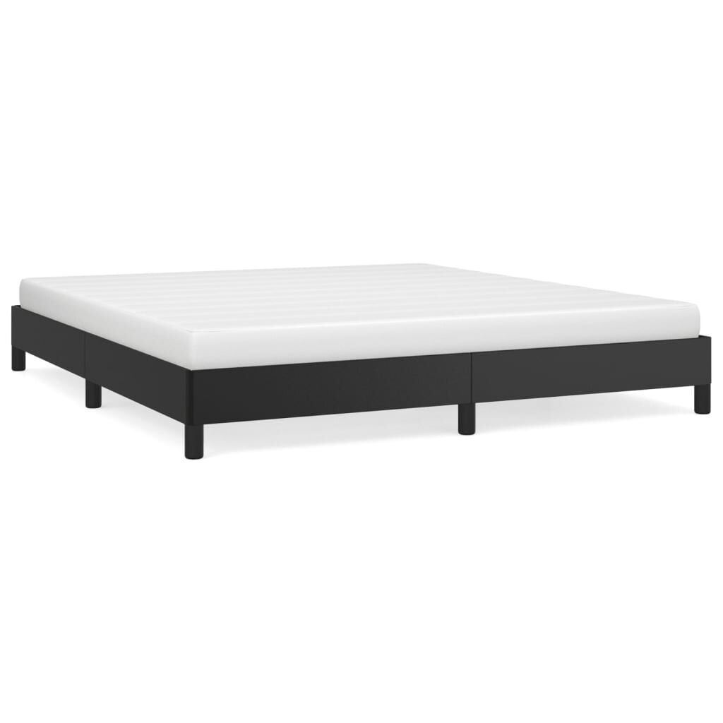 vidaXL Πλαίσιο Κρεβατιού Μαύρο 180x200 εκ. από Συνθετικό Δέρμα