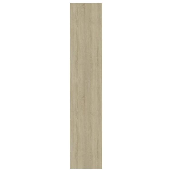 vidaXL Βιβλιοθήκη Χρώμα Sonoma Δρυς 40 x 35 x 180 εκ. από Επεξ. Ξύλο