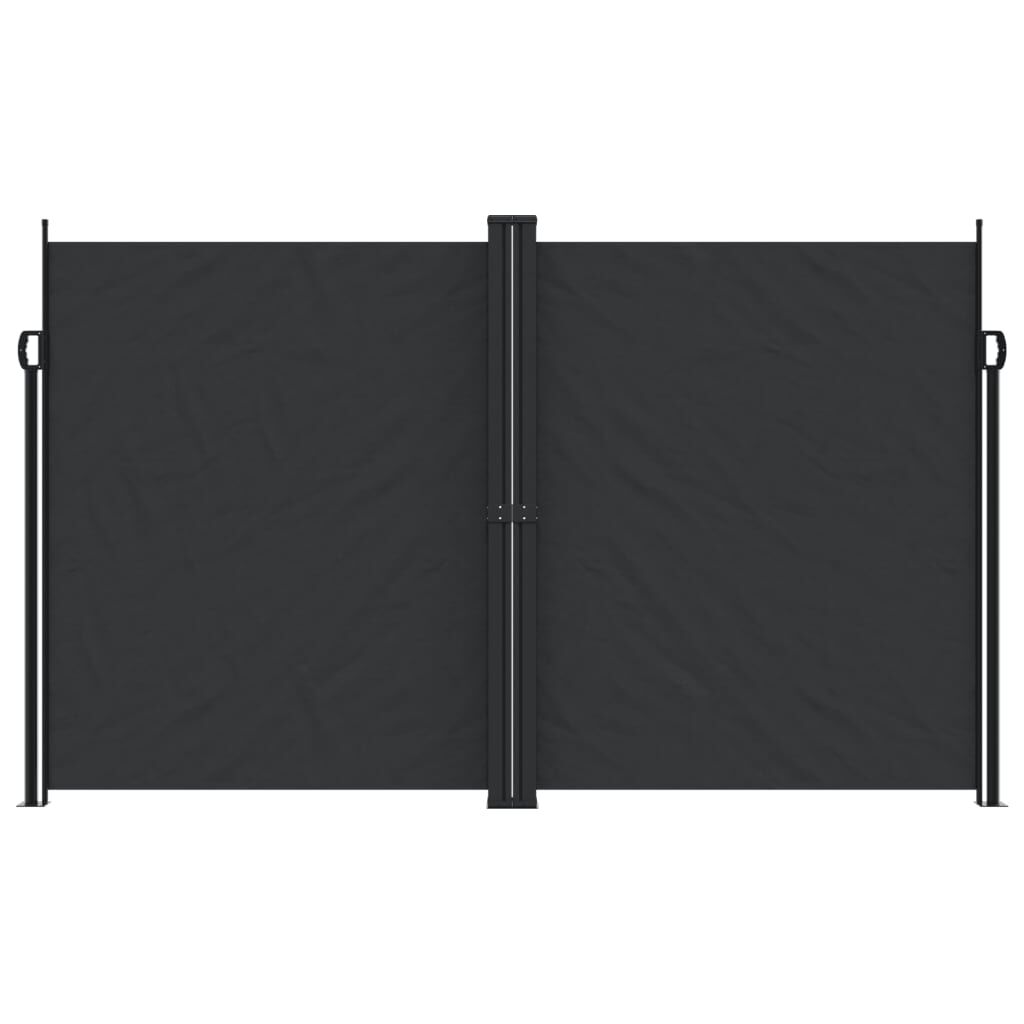 vidaXL Σκίαστρο Πλαϊνό Συρόμενο Μαύρο 200 x 1200 εκ.