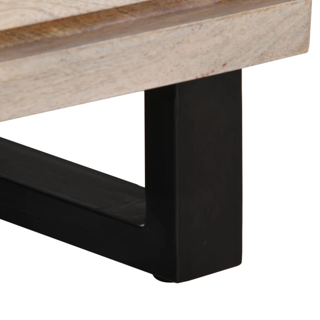 vidaXL Ντουλάπια 2 Τεμ. 60x34x75 εκ. από Μασίφ Ξύλο Μάνγκο
