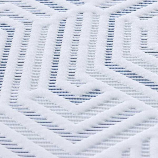 vidaXL Στρώματα Λευκό και μπλε 70 x 200 cm Αφρός μνήμης τζελ