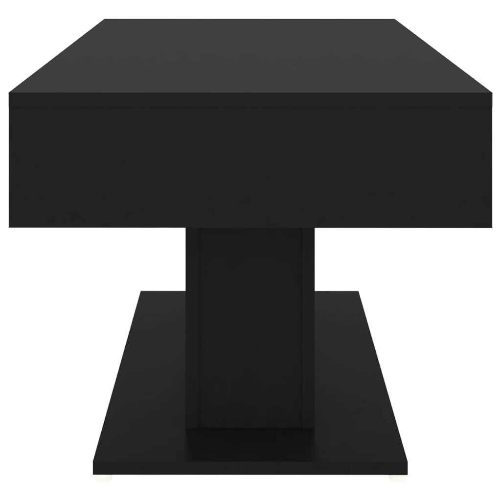 vidaXL Τραπεζάκι Σαλονιού Μαύρο 96 x 50 x 45 εκ. από Επεξ. Ξύλο