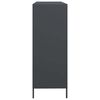 vidaXL Ντουλάπι Ανθρακί 135x39x103,5 εκ. από Χάλυβα Ψυχρής Έλασης