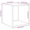 vidaXL Σετ επίπλου τηλεόρασης 4 pcs Παλαιό ξύλο 37 x 37 x 72 εκ