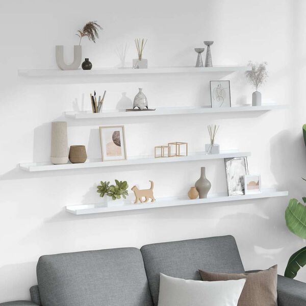 vidaXL &Rho;ά&phi;&iota;&alpha; &Tau;&omicron;ί&chi;&omicron;&upsilon; 4 &tau;&epsilon;&mu;. &Gamma;&upsilon;&alpha;&lambda;&iota;&sigma;&tau;&epsilon;&rho;ό &Lambda;&epsilon;&upsilon;&kappa;ό 115 x 9 x 3 &epsilon;&kappa;.