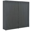vidaXL Ντουλάπα Γκρι 173 x 40 x 170 εκ. Υφασμάτινη