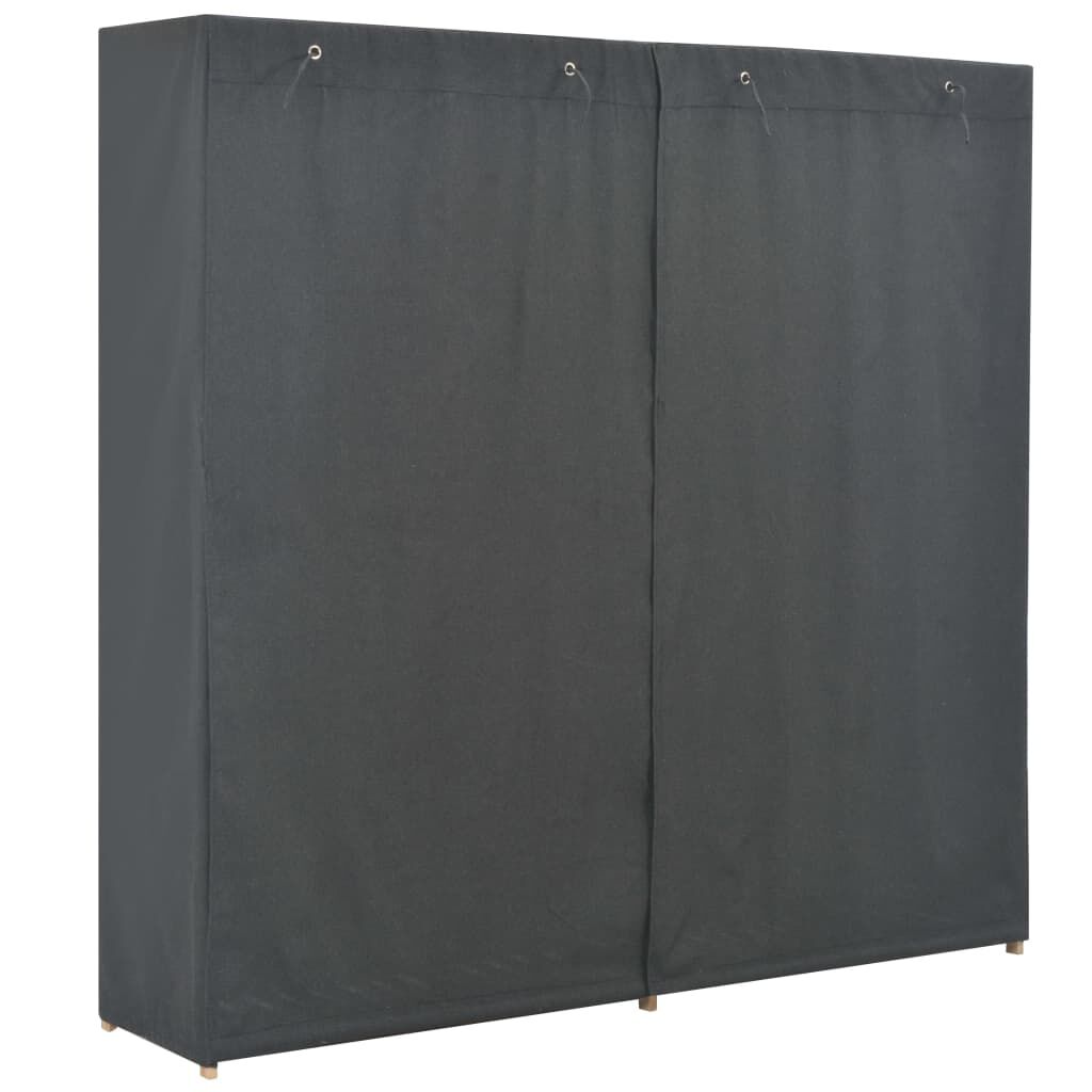 vidaXL Ντουλάπα Γκρι 173 x 40 x 170 εκ. Υφασμάτινη