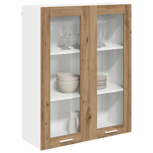 vidaXL &Kappa;&rho;&epsilon;&mu;&alpha;&sigma;&tau;ό &nu;&tau;&omicron;&upsilon;&lambda;ά&pi;&iota; &mu;&epsilon; &alpha;&pi;&omicron;&theta;ή&kappa;&epsilon;&upsilon;&sigma;&eta; Artisan Oak 80 x 31 x 100 &epsilon;&kappa;.