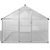 vidaXL Θερμοκήπιο 481 x 250 x 195 εκ. 23,44 μ³ Αλουμινίου