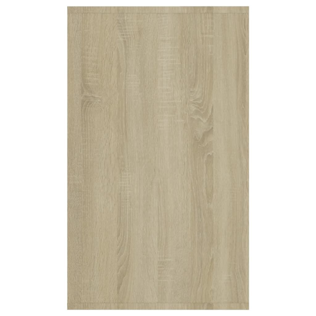 vidaXL Συρταριέρα με 3 Συρτάρια Sonoma Δρυς 120x41x75 εκ Επεξ. Ξύλο