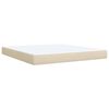 vidaXL &Kappa;&rho;&epsilon;&beta;ά&tau;&iota; Boxspring &mu;&epsilon; &Sigma;&tau;&rho;ώ&mu;&alpha; &Kappa;&rho;&epsilon;&mu; 180x200 &epsilon;&kappa;. &Upsilon;&phi;&alpha;&sigma;&mu;ά&tau;&iota;&nu;&omicron;