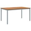 vidaXL Σέτ φαγητού για κήπο 5 pcs Γκρι και καφέ 150 x 90 x 75 cm